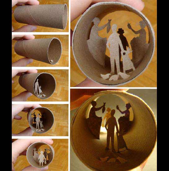 Arte com Papelão