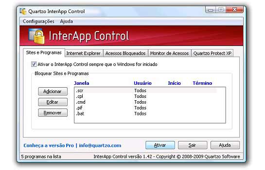 Tutorial InterApp Tutorial InterApp Control Freeware | Proteja sua Conta Bancária contra Hackers
