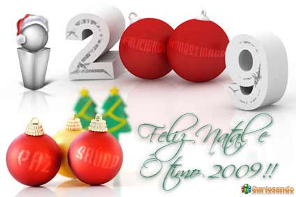 Feliz Natal e Feliz 2009!