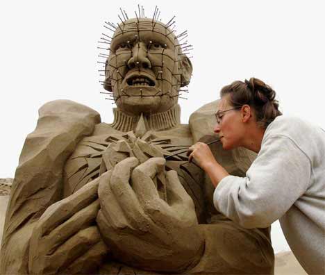bangert2 Sensacionais Esculturas de Areia