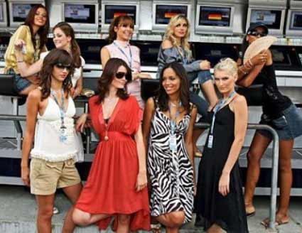 funa 8 Formula Una: Quem serÃ¡ a  Modelo Mais Bonita da Temporada?