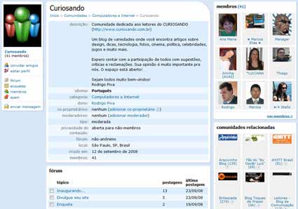 Comunidade no Orkut