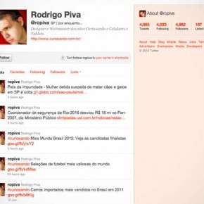Template grátis de fundo personalizado para Twitter