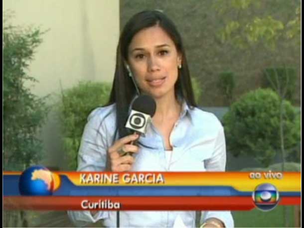 Karine Garcia As mais belas jornalistas brasileiras
