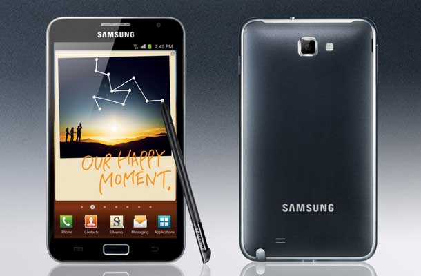 Samsung Galaxy Note Top 20 melhores celulares do mundo hoje